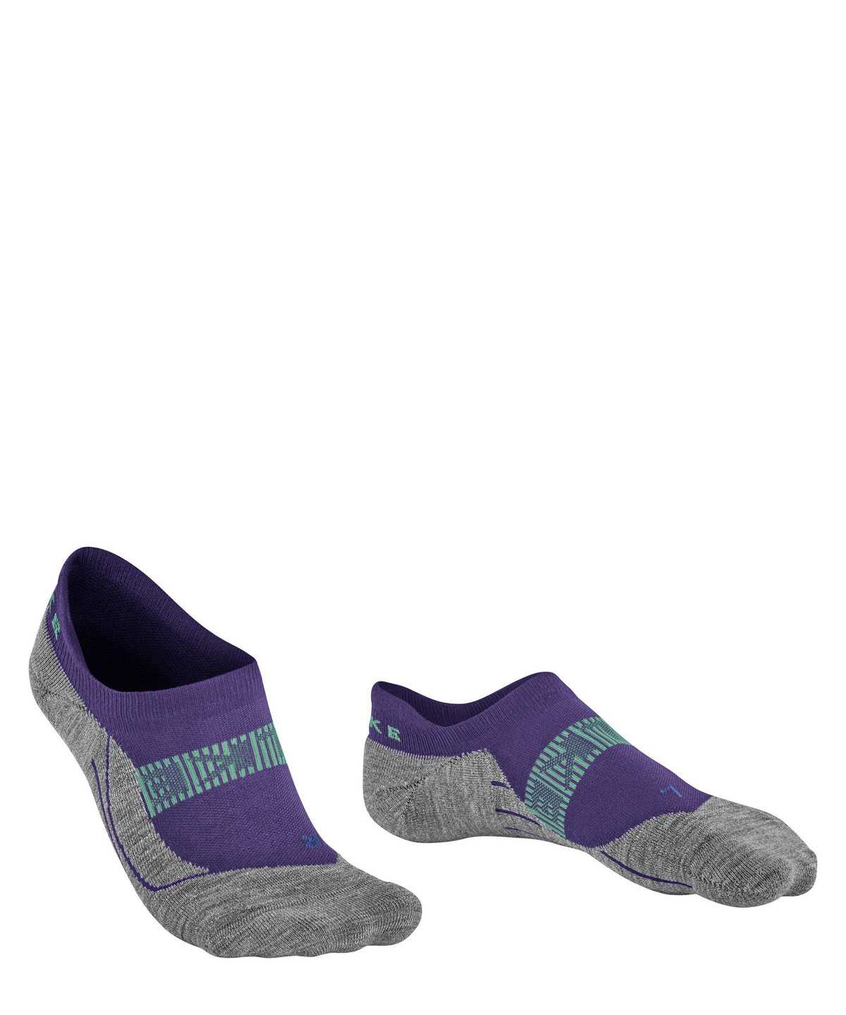 Sports Socks Falke RU4 Endurance Cool Invisible Running Invisibles Damskie Fioletowe | QAZWVH-643