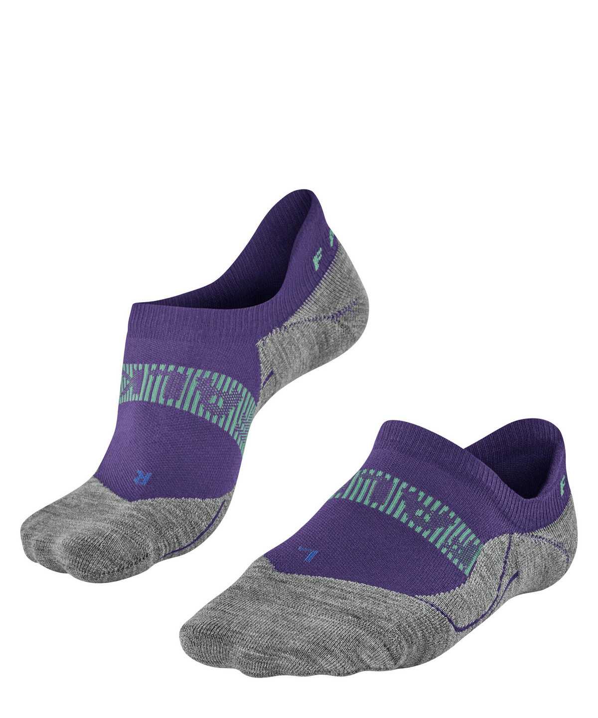 Sports Socks Falke RU4 Endurance Cool Invisible Running Invisibles Damskie Fioletowe | QAZWVH-643