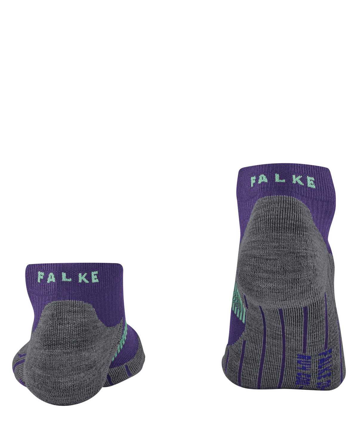 Sports Socks Falke RU4 Endurance Cool Short Running Short sock Damskie Fioletowe | ZQTUHP-568