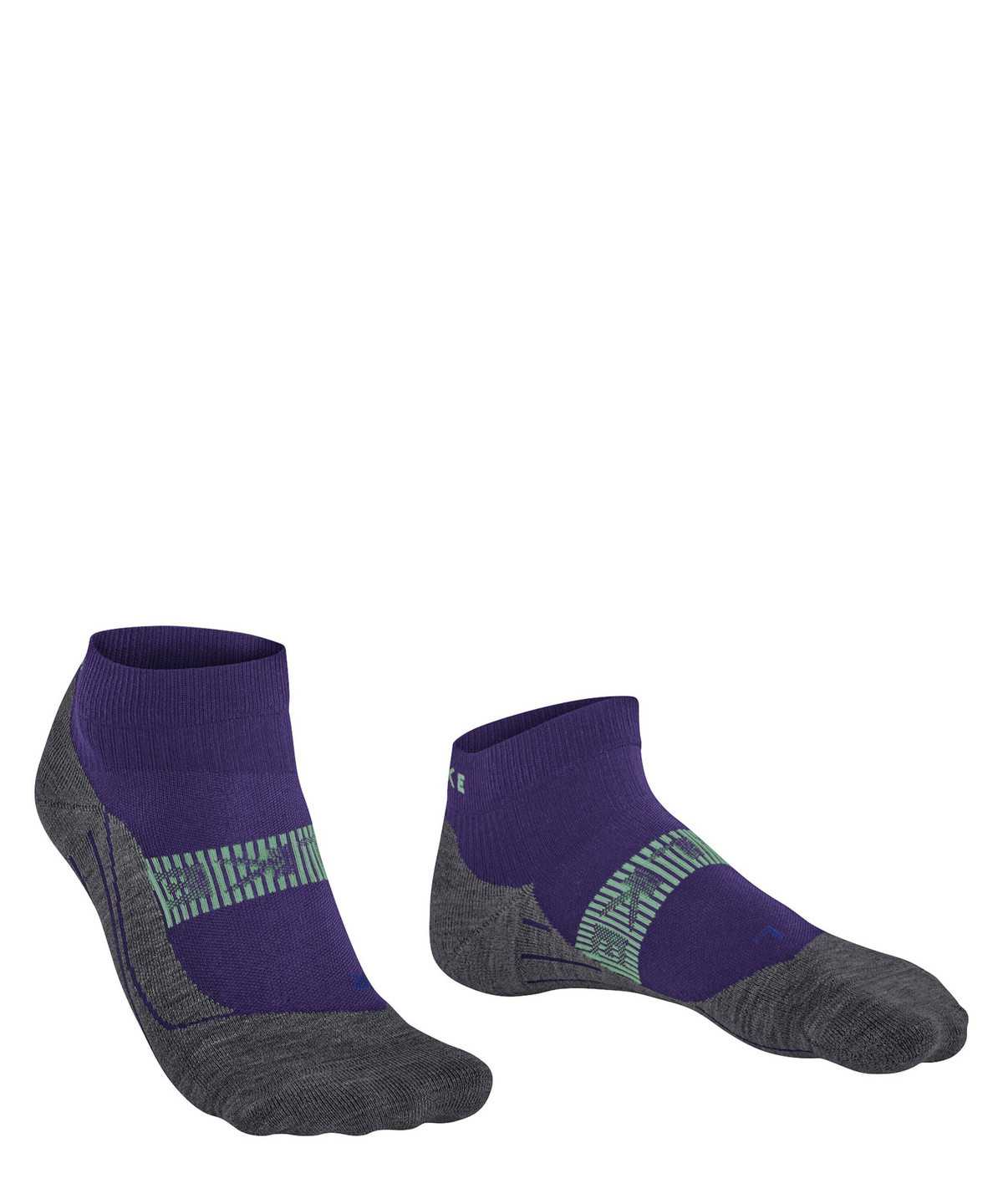 Sports Socks Falke RU4 Endurance Cool Short Running Short sock Damskie Fioletowe | ZQTUHP-568