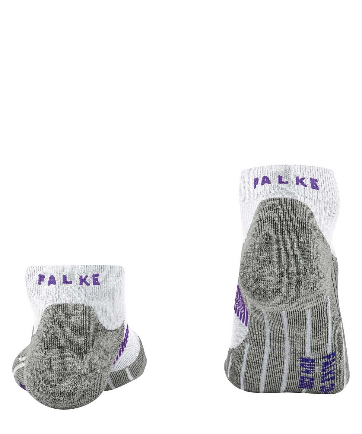 Sports Socks Falke RU4 Endurance Cool Short Running Short sock Damskie Białe | UAXTDP-985