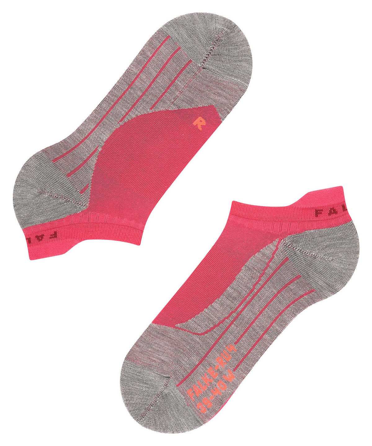 Sports Socks Falke RU4 Endurance Invisible Running Invisibles Damskie Czerwone | VYUZPW-075