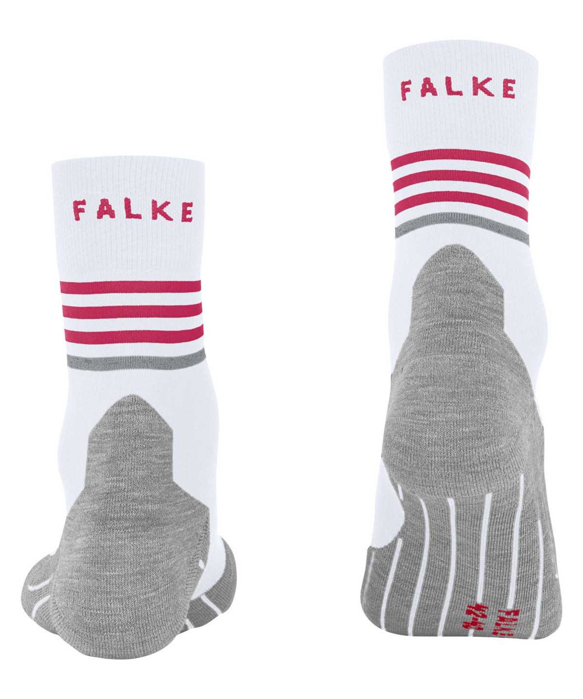 Sports Socks Falke RU4 Endurance Reflect Running Socks Damskie Białe | SXERDZ-765