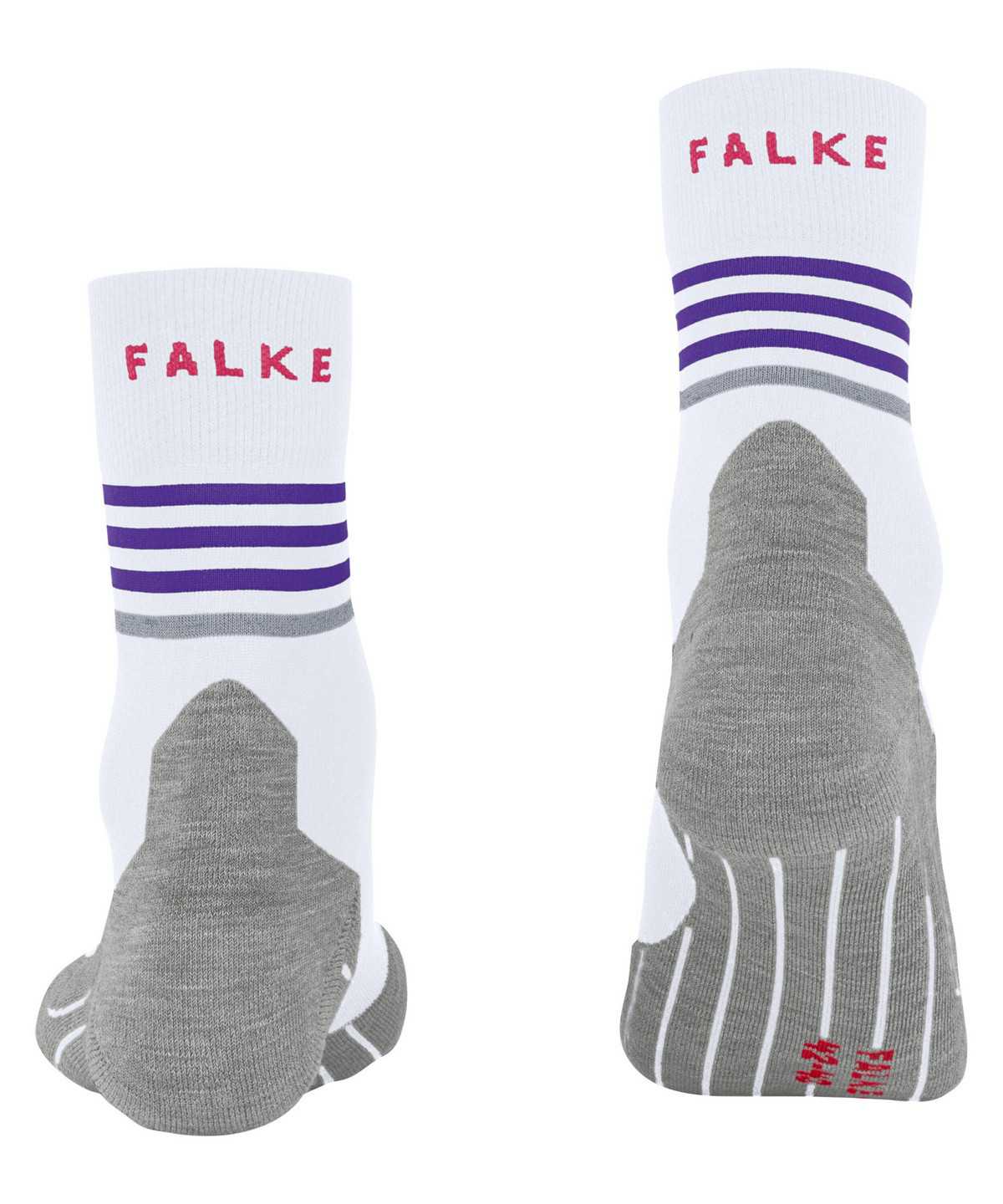 Sports Socks Falke RU4 Endurance Reflect Running Socks Damskie Białe | NFXOED-657