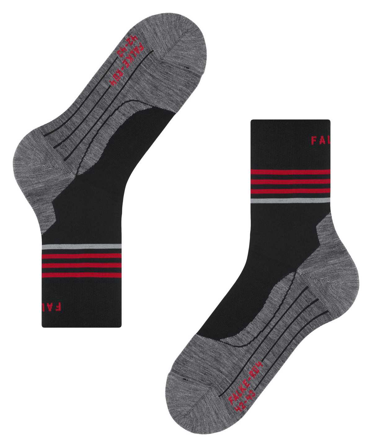 Sports Socks Falke RU4 Endurance Reflect Running Socks Damskie Czarne | JNXWUO-430