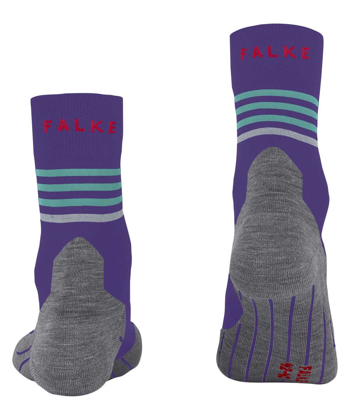 Sports Socks Falke RU4 Endurance Reflect Running Socks Damskie Fioletowe | TKZSVF-021