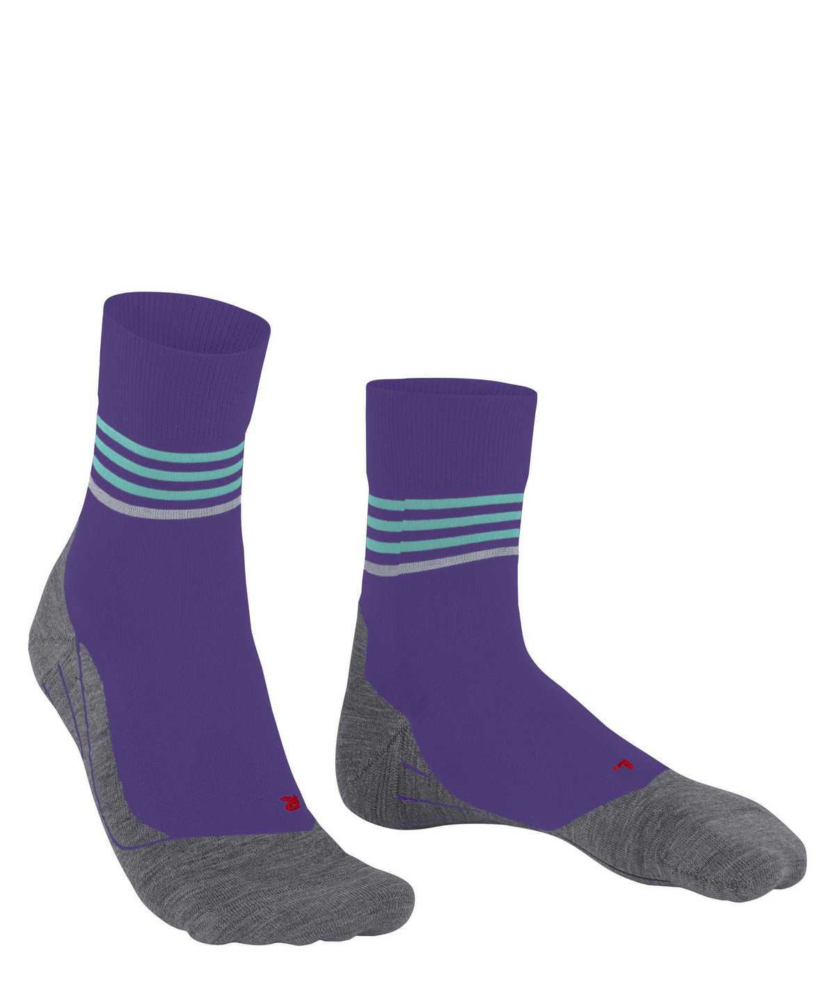 Sports Socks Falke RU4 Endurance Reflect Running Socks Damskie Fioletowe | TKZSVF-021