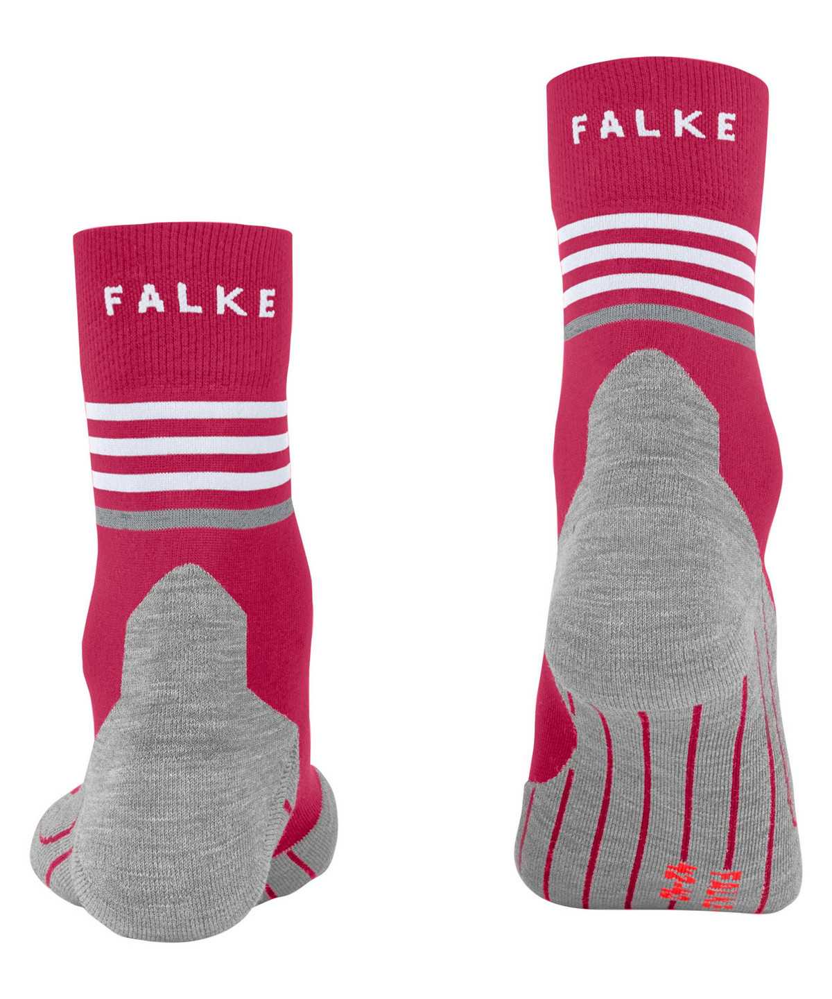 Sports Socks Falke RU4 Endurance Reflect Running Socks Damskie Czerwone | JPEITG-810