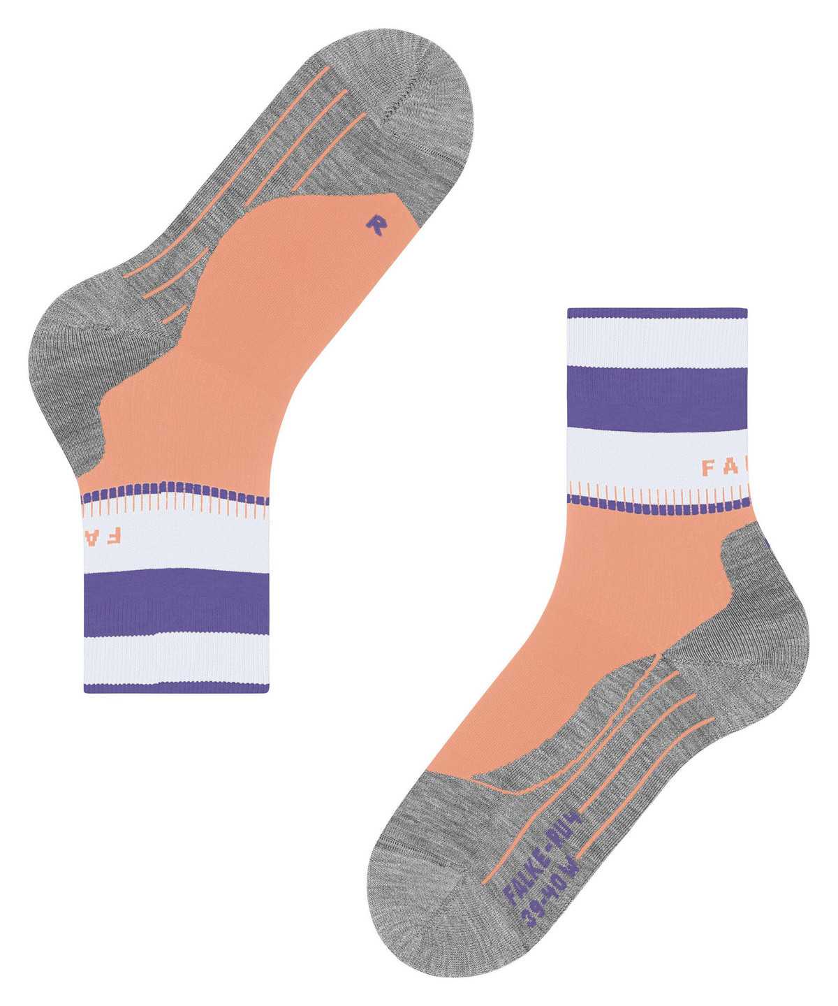 Sports Socks Falke RU4 Endurance Running Socks Damskie Czerwone | VMKJAT-498