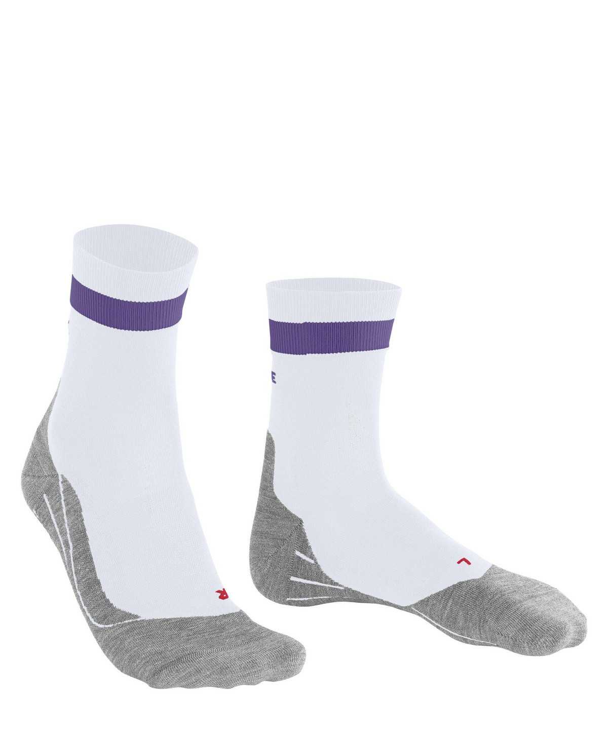 Sports Socks Falke RU4 Endurance Running Socks Damskie Białe | NYLTAQ-725