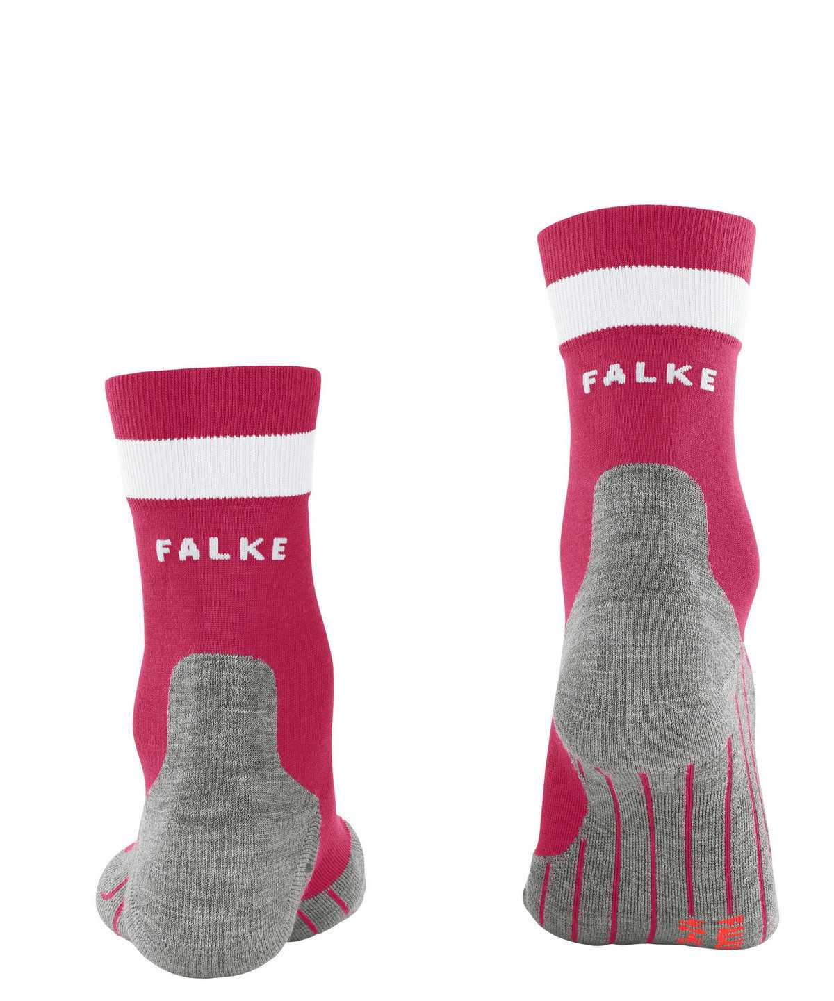 Sports Socks Falke RU4 Endurance Running Socks Damskie Czerwone | KVSWPD-083