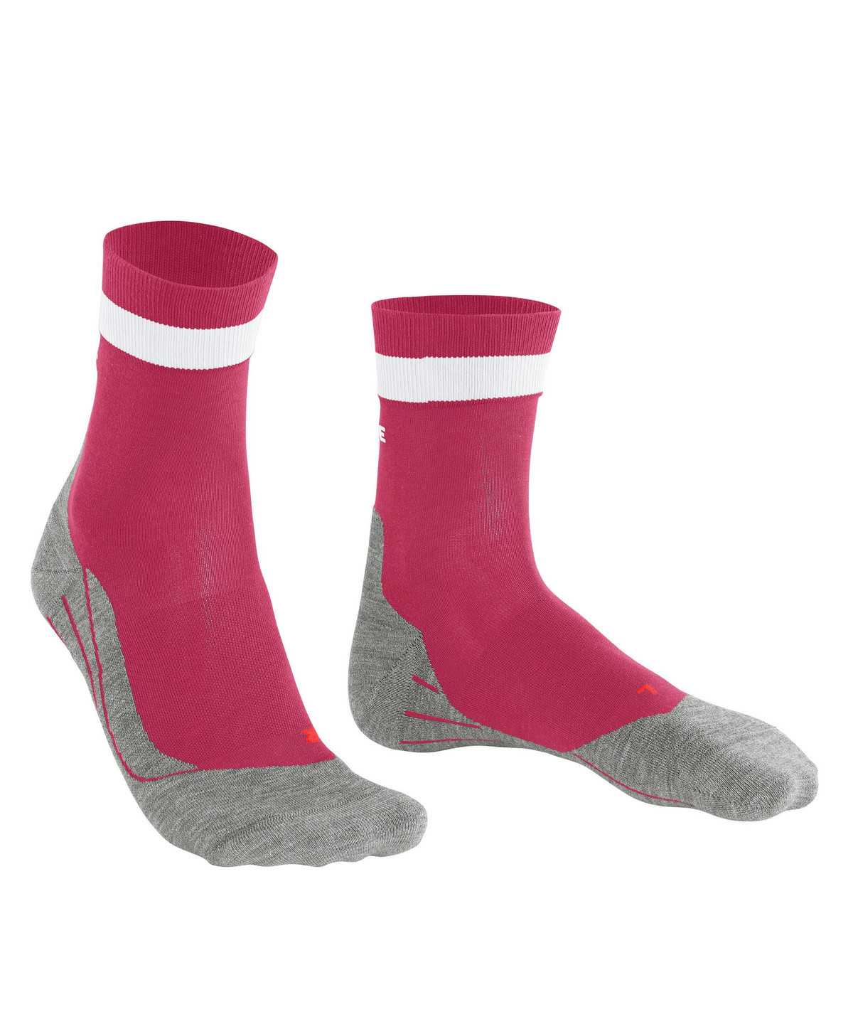 Sports Socks Falke RU4 Endurance Running Socks Damskie Czerwone | KVSWPD-083