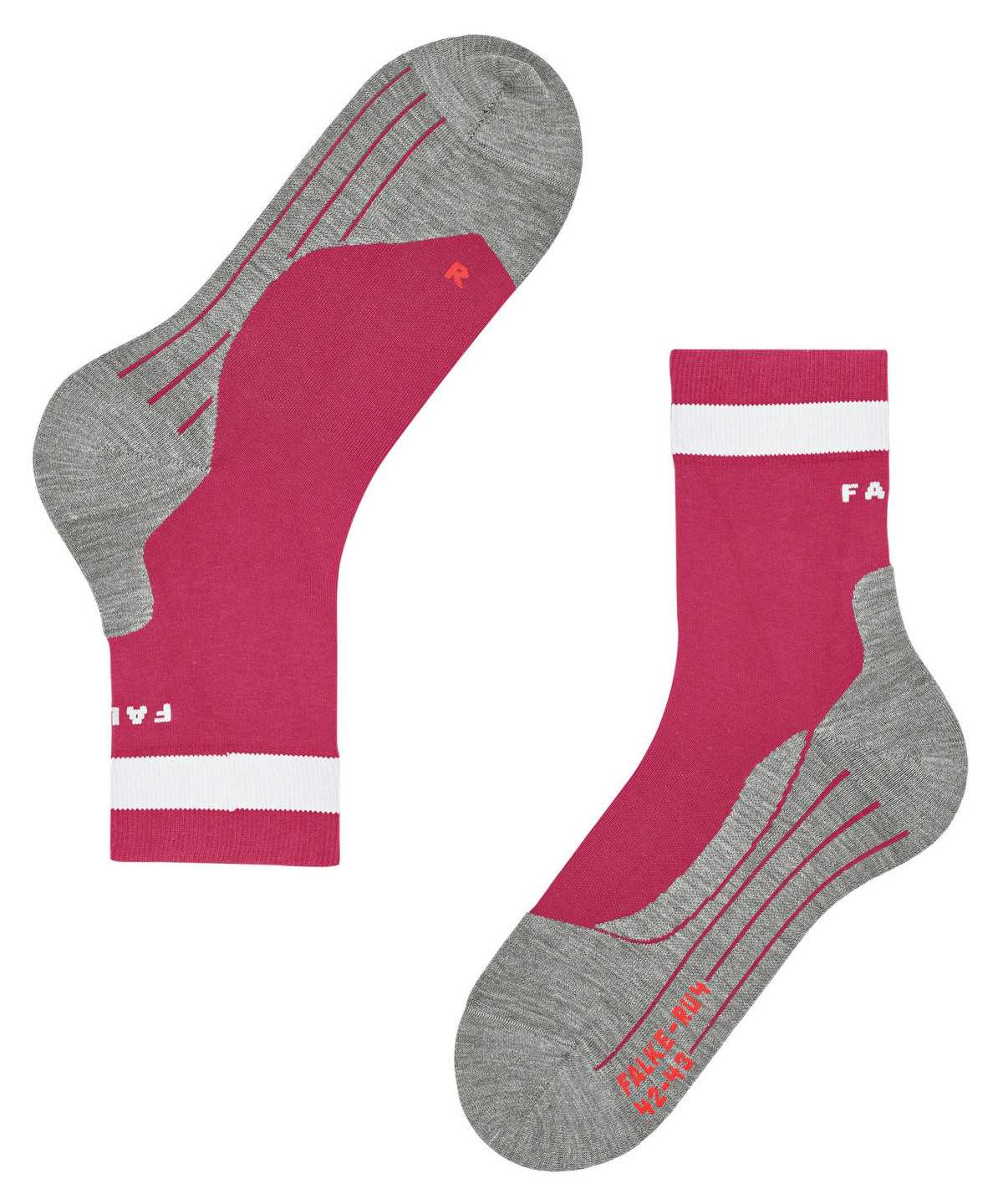 Sports Socks Falke RU4 Endurance Running Socks Damskie Czerwone | KVSWPD-083