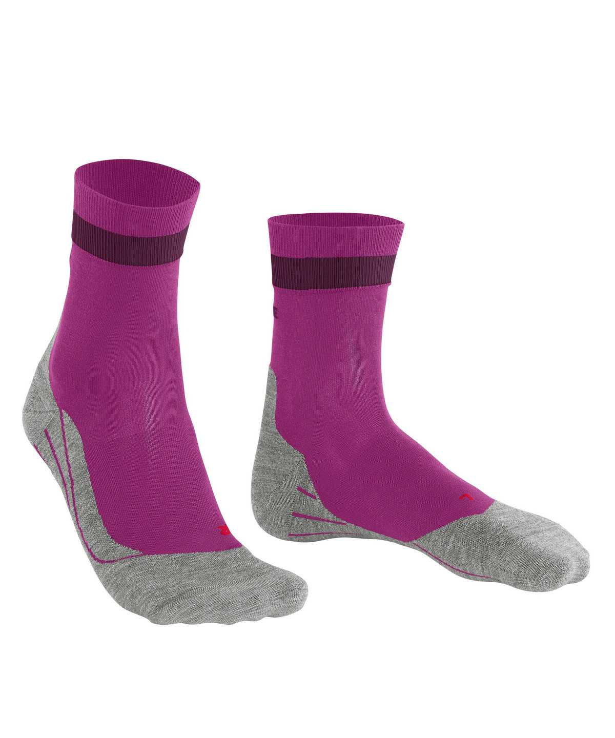 Sports Socks Falke RU4 Endurance Running Socks Damskie Różowe | SQMCJR-532