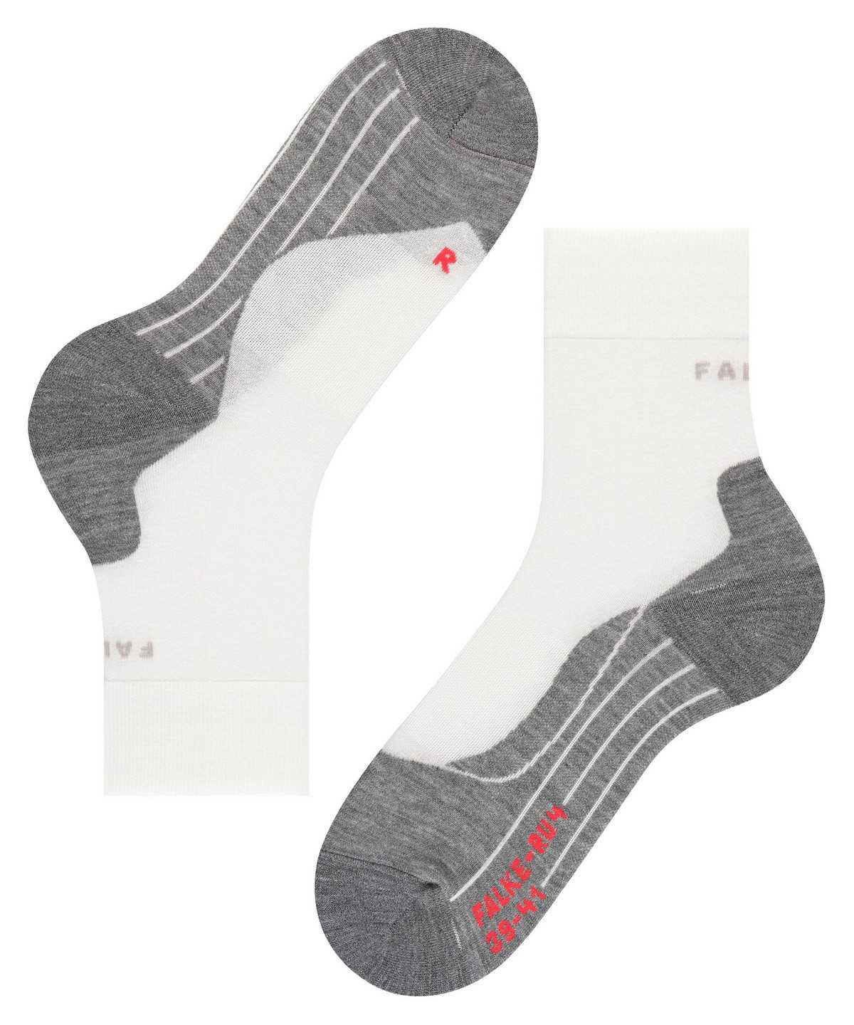 Sports Socks Falke RU4 Endurance Running Socks Damskie Białe | QWHSGK-610