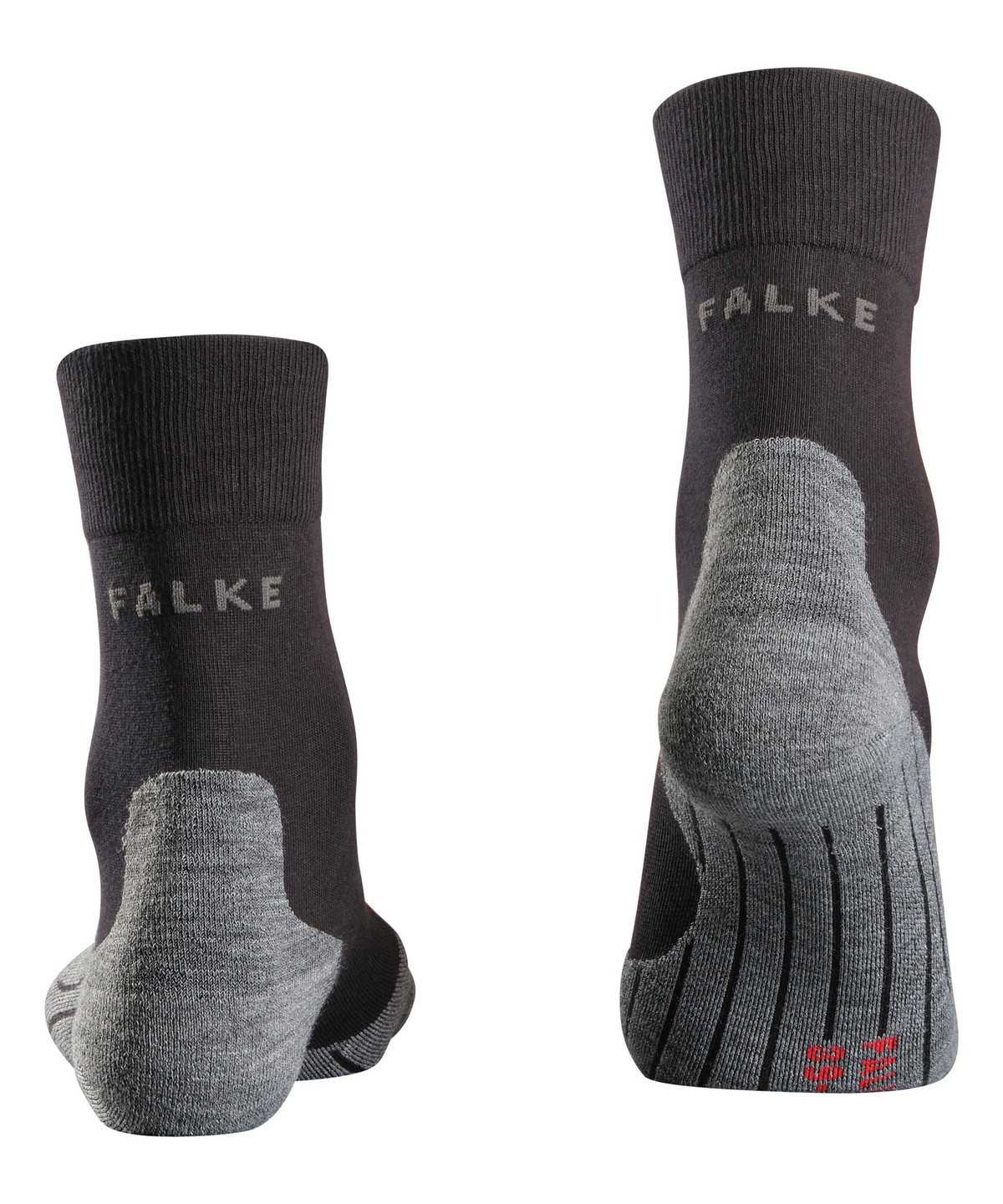 Sports Socks Falke RU4 Endurance Running Socks Damskie Czarne | QSBNEO-276