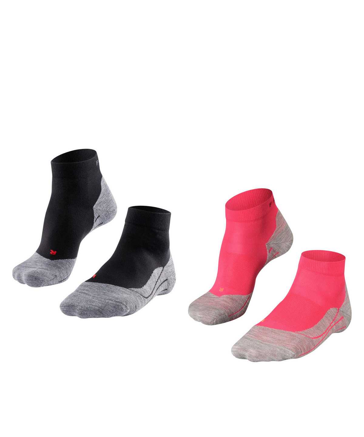 Sports Socks Falke RU4 Endurance Short 2-Pack Short sock Damskie Multicolored | FYEXMH-376