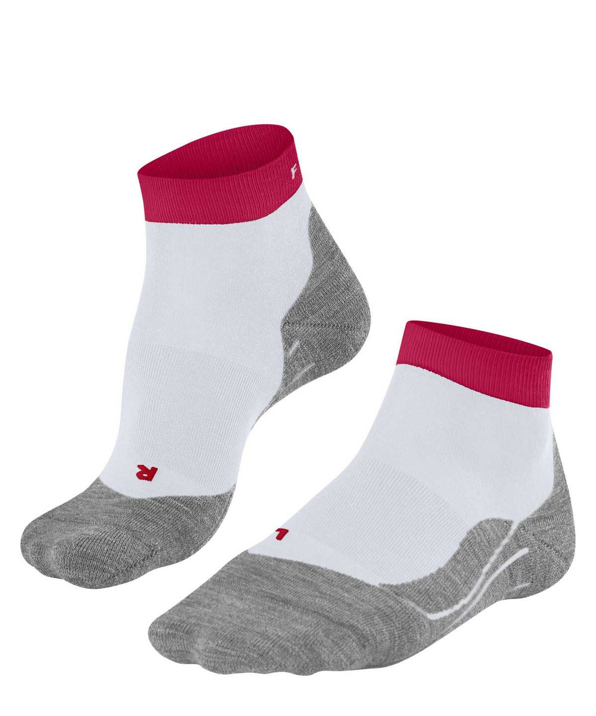 Sports Socks Falke RU4 Endurance Short Running Short sock Damskie Białe | HPKJVD-748