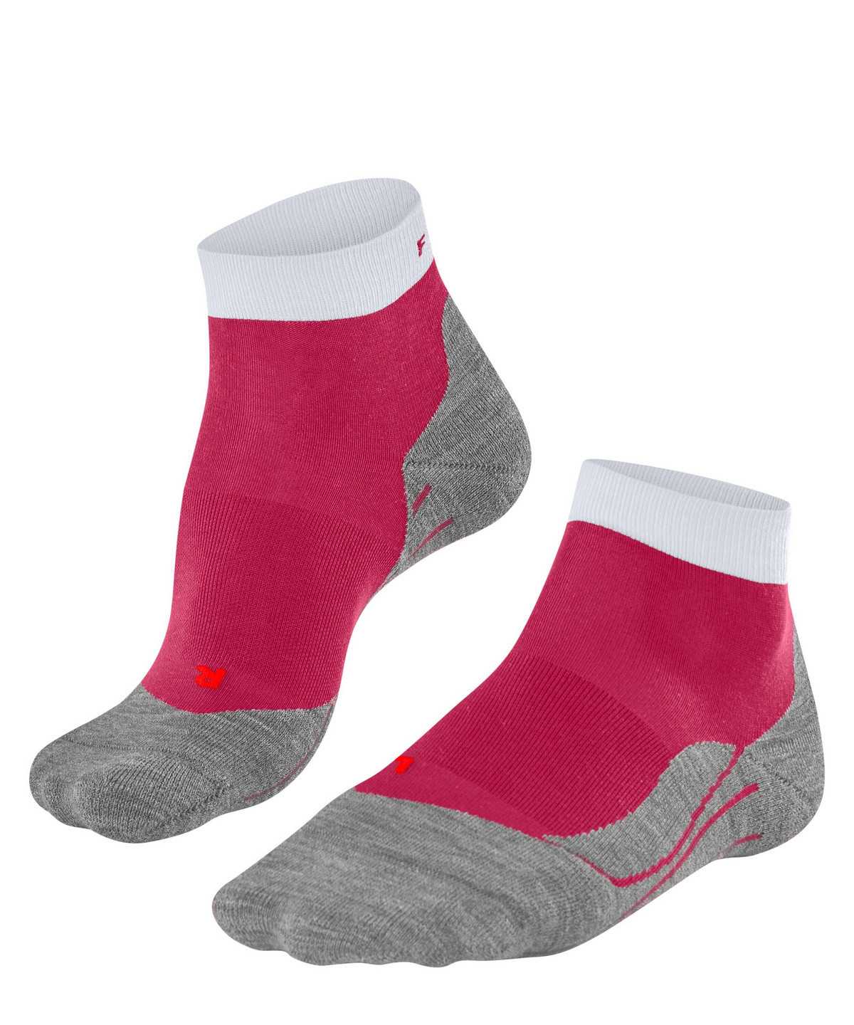 Sports Socks Falke RU4 Endurance Short Running Short sock Damskie Czerwone | PTMOHA-627