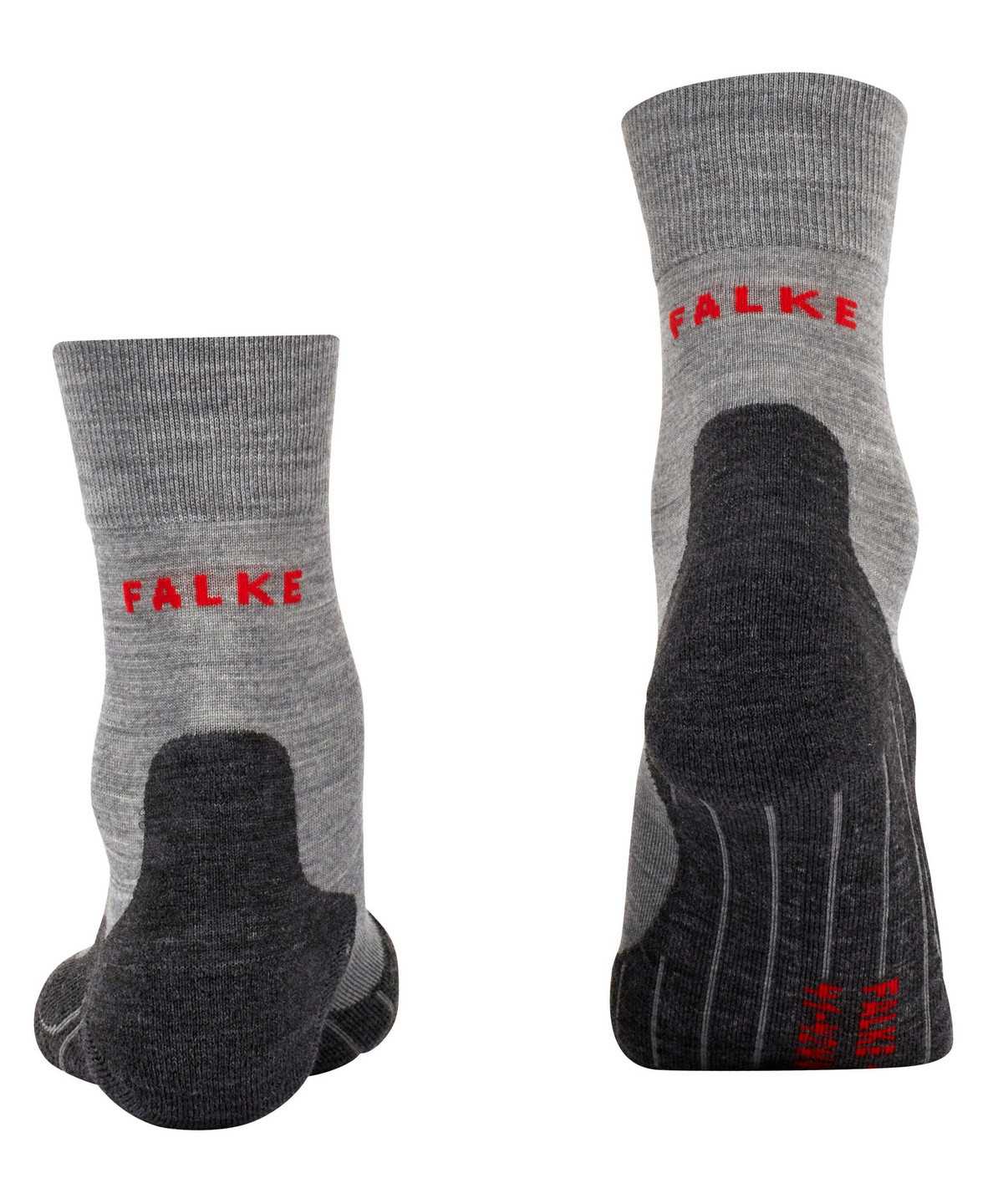 Sports Socks Falke RU4 Endurance Wool Running Socks Damskie Szare | MSXLOR-368