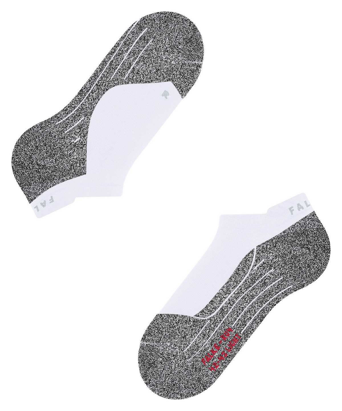 Sports Socks Falke RU4 Light Performance Invisible Running Invisibles Damskie Białe | UIFMRB-598