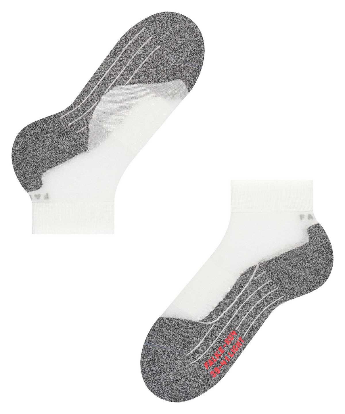 Sports Socks Falke RU4 Light Performance Short Running Short sock Damskie Białe | ESTUWB-134