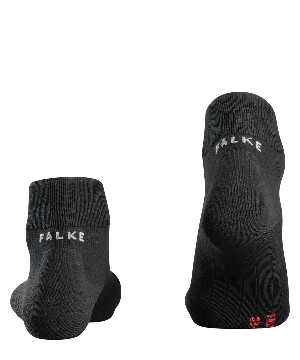 Sports Socks Falke RU4 Light Performance Short Running Short sock Damskie Czarne | WJSAZG-249