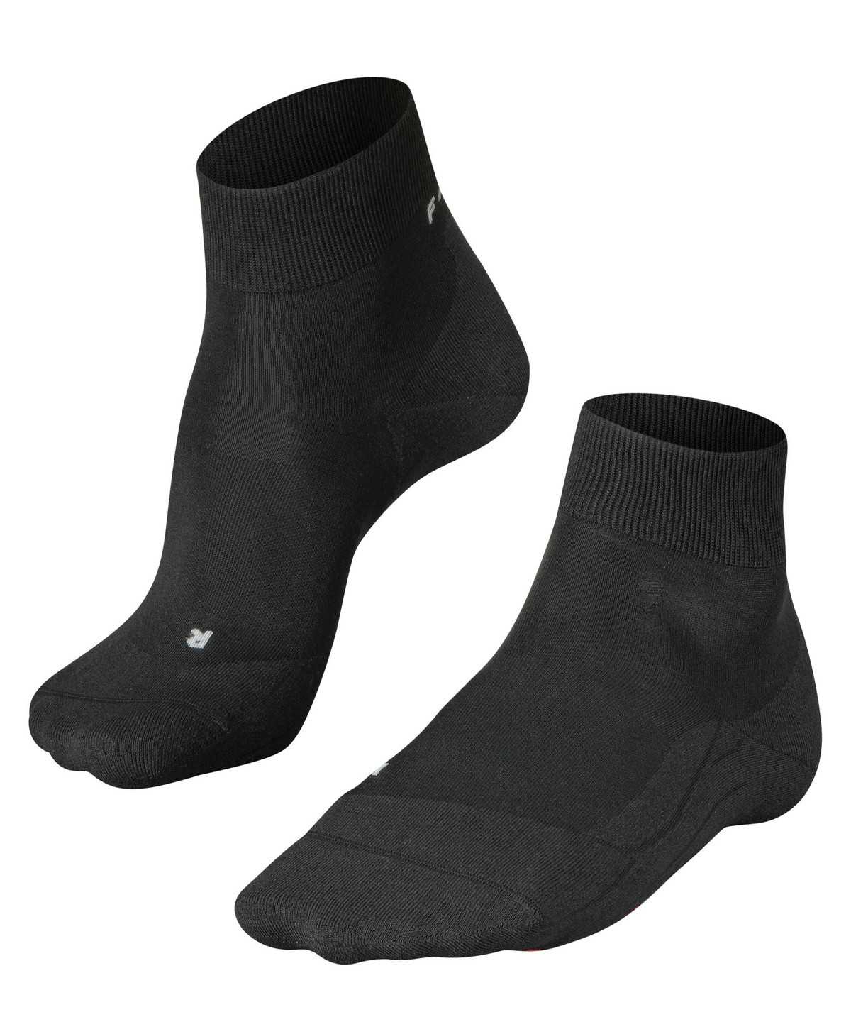 Sports Socks Falke RU4 Light Performance Short Running Short sock Damskie Czarne | WJSAZG-249