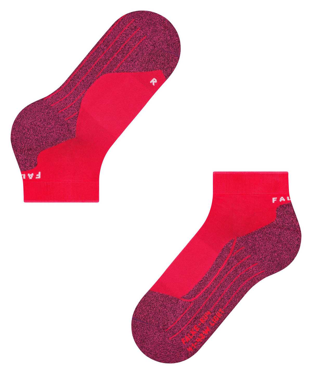 Sports Socks Falke RU4 Light Performance Short Running Short sock Damskie Czerwone | HPYWNI-027