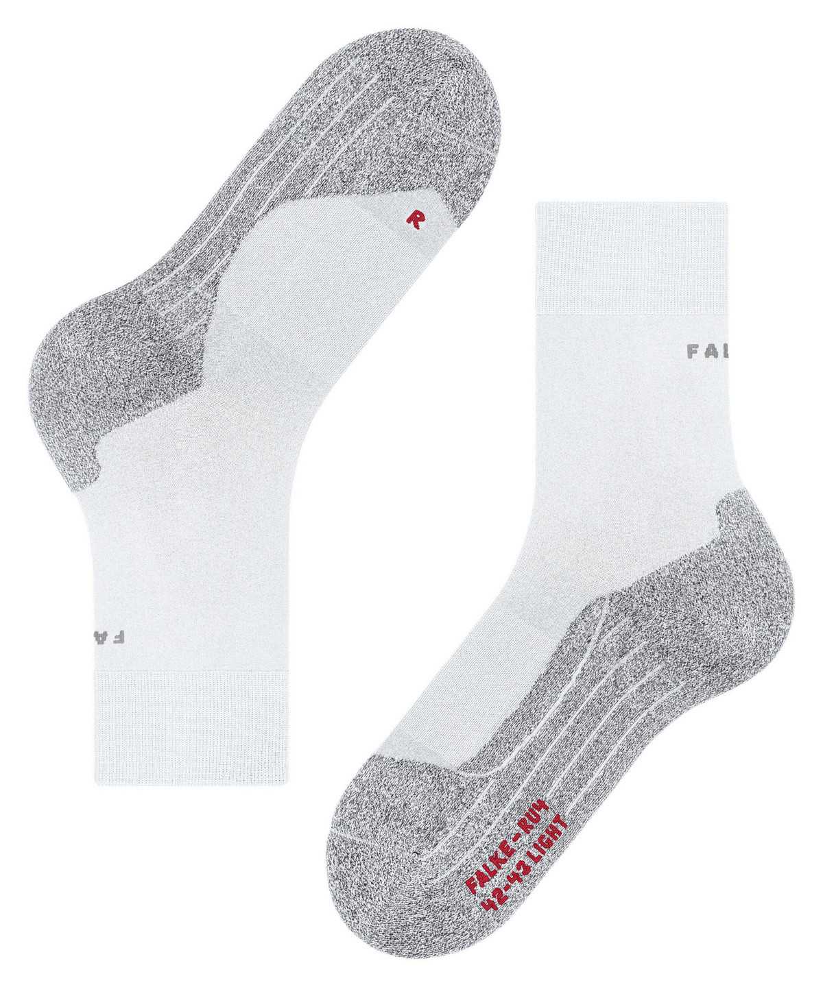 Sports Socks Falke RU4 Light Performance Running Socks Damskie Białe | HNOSDU-967