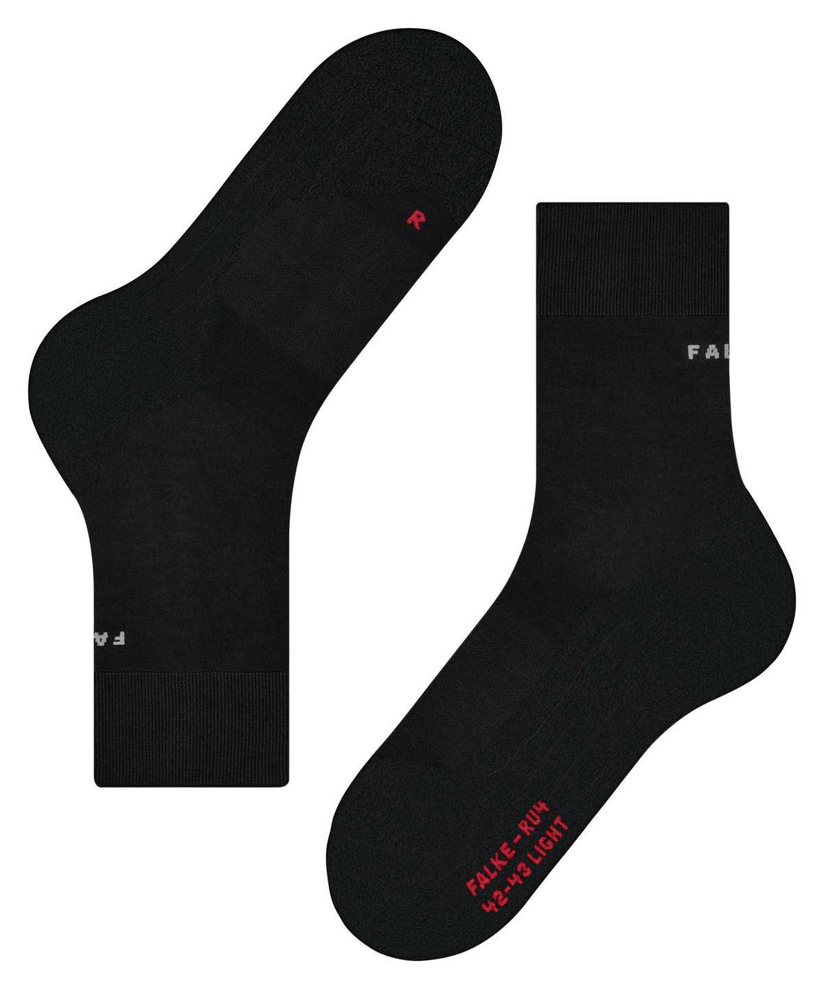 Sports Socks Falke RU4 Light Performance Running Socks Damskie Czarne | ULXSEJ-856