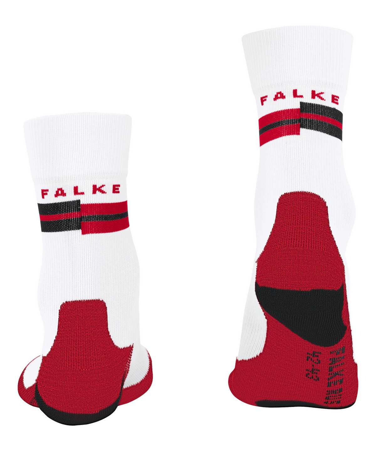 Sports Socks Falke RU5 Race Running Socks Damskie Białe | JVXBNE-261