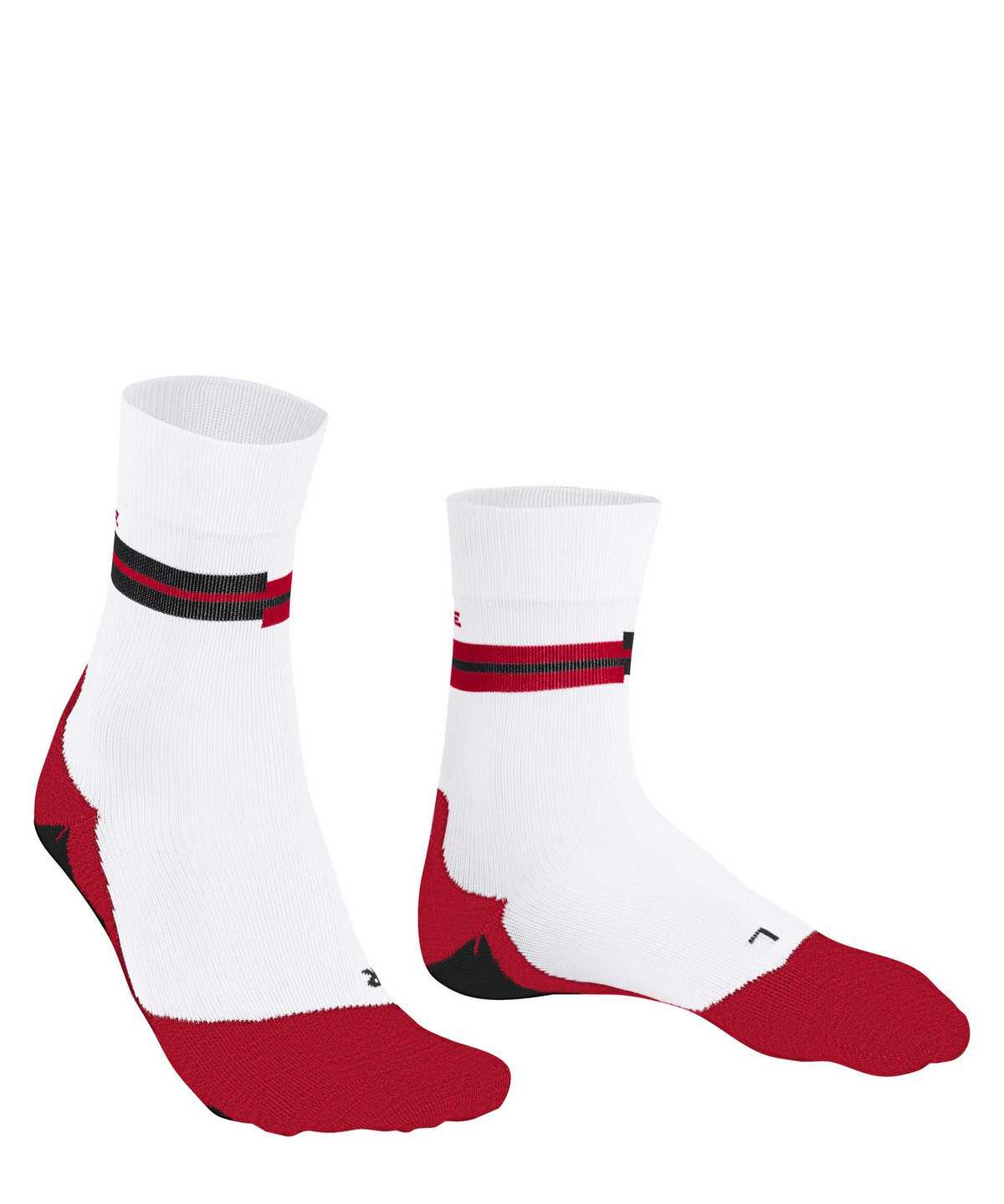 Sports Socks Falke RU5 Race Running Socks Damskie Białe | JVXBNE-261