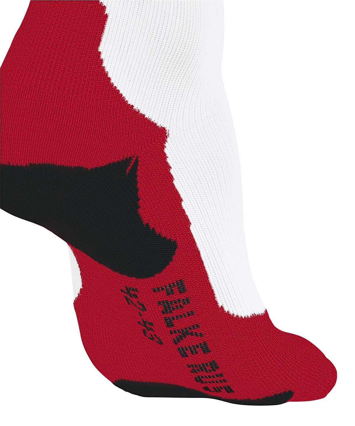 Sports Socks Falke RU5 Race Running Socks Damskie Białe | JVXBNE-261