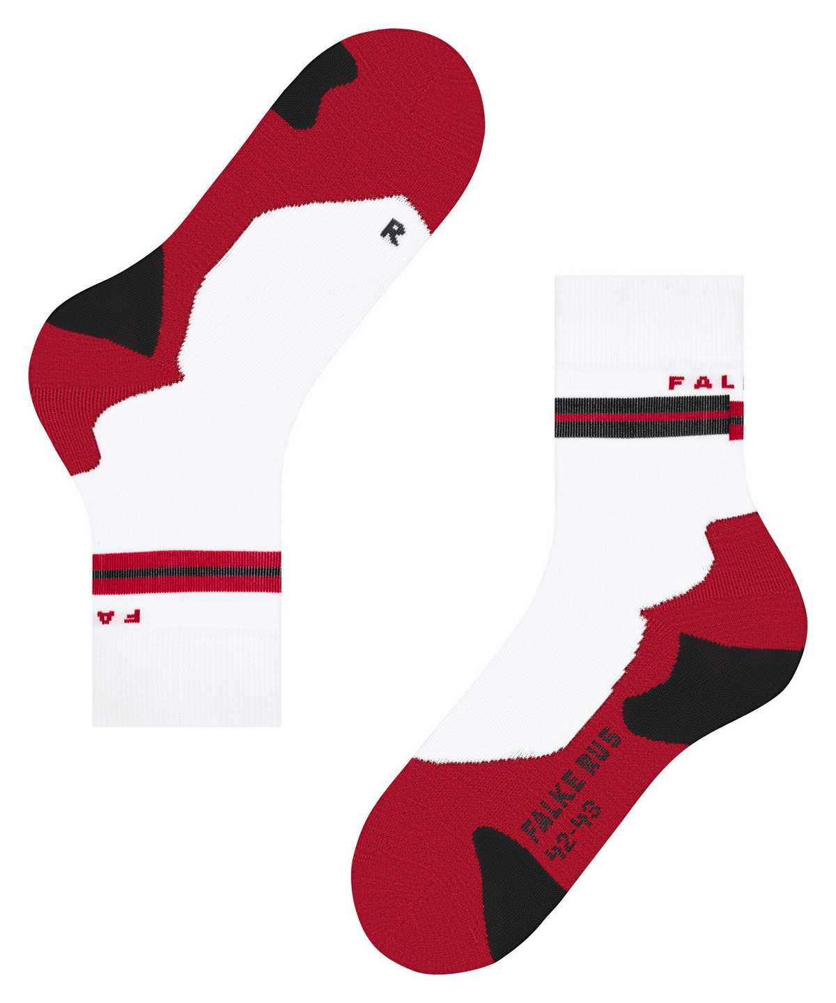 Sports Socks Falke RU5 Race Running Socks Damskie Białe | JVXBNE-261