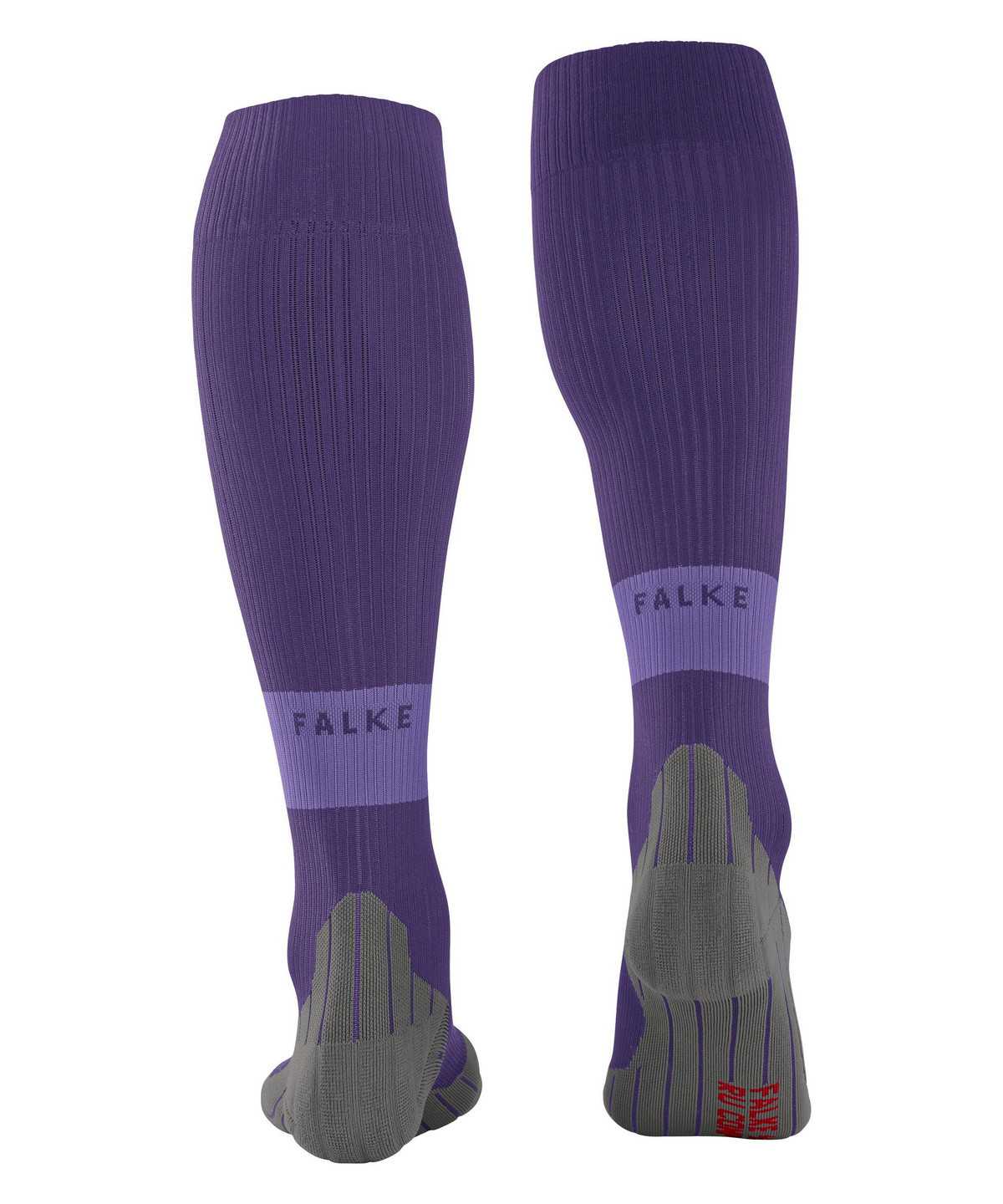 Sports Socks Falke RU Compression Energy Running Knee-high Socks Damskie Fioletowe | BOMGQY-458