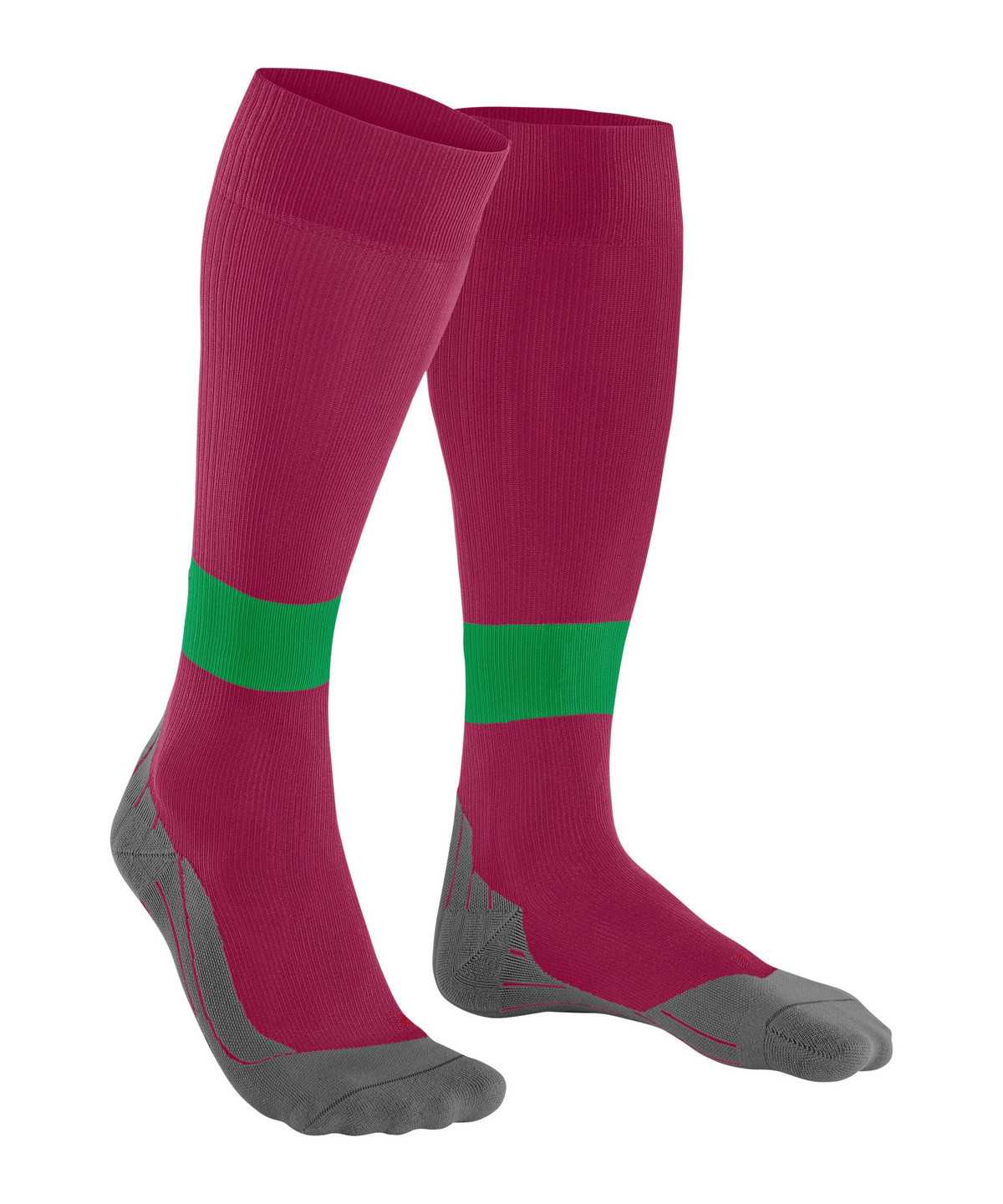 Sports Socks Falke RU Compression Energy Running Knee-high Socks Damskie Czerwone | IYBFUO-609