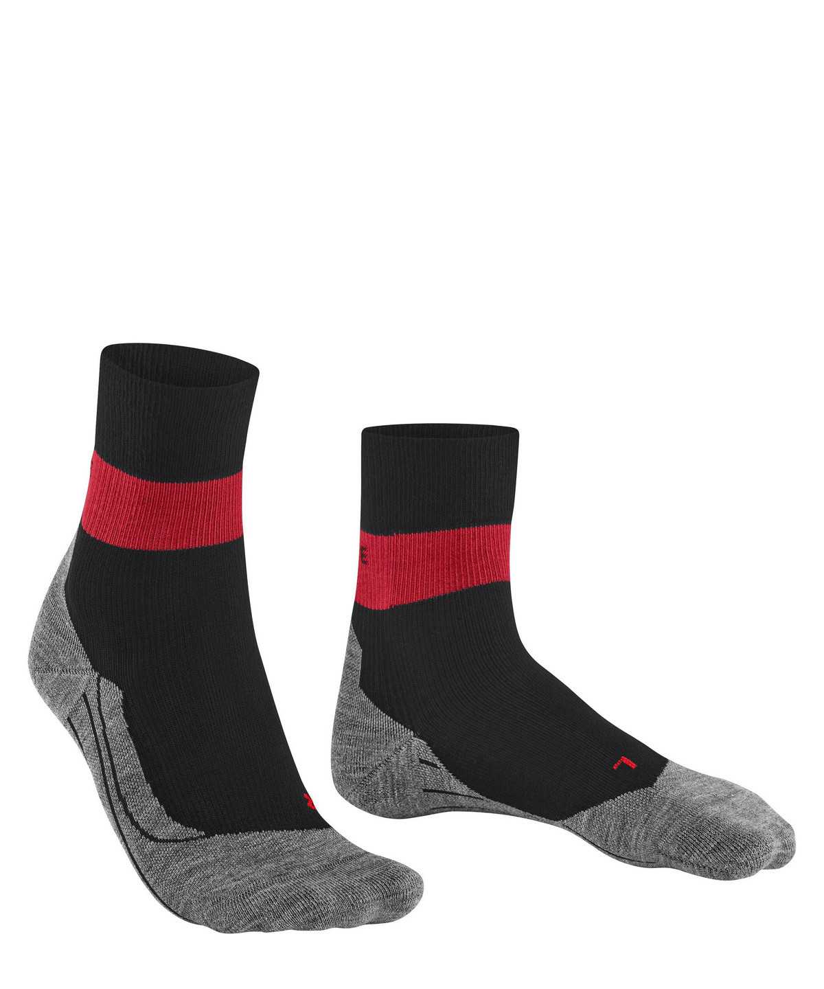 Sports Socks Falke RU Compression Stabilizing Running Socks Damskie Czarne | DJIFPV-843