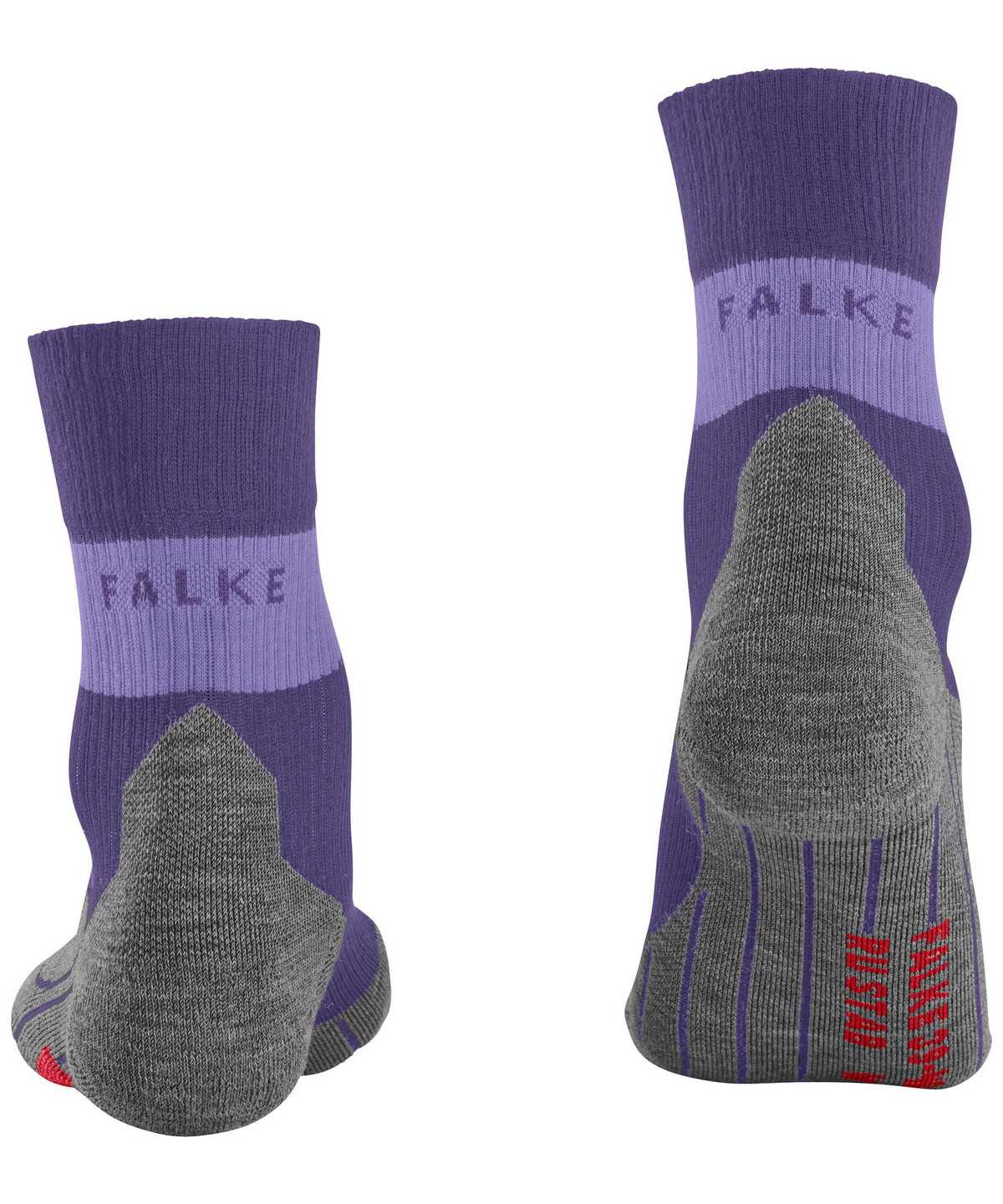 Sports Socks Falke RU Compression Stabilizing Running Socks Damskie Fioletowe | MSJXWE-091