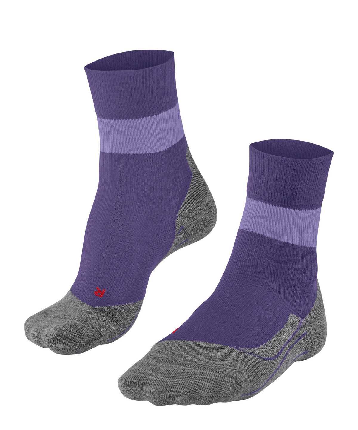 Sports Socks Falke RU Compression Stabilizing Running Socks Damskie Fioletowe | MSJXWE-091