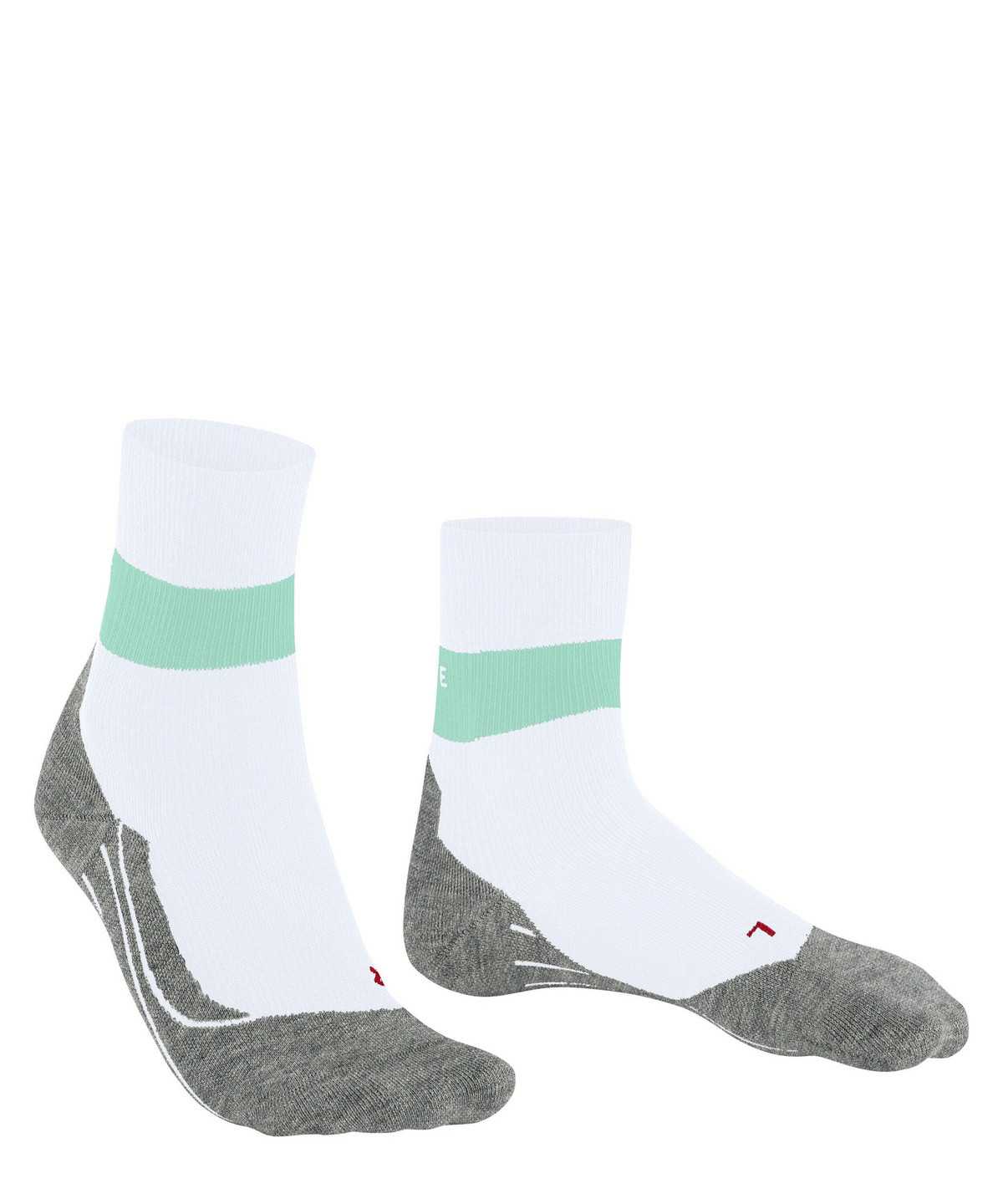 Sports Socks Falke RU Compression Stabilizing Running Socks Damskie Białe | UTGFJY-798