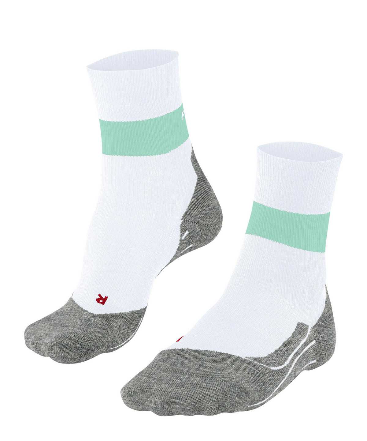 Sports Socks Falke RU Compression Stabilizing Running Socks Damskie Białe | UTGFJY-798