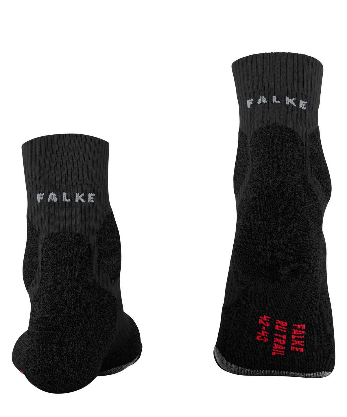 Sports Socks Falke RU Trail Grip Running Socks Damskie Czarne | FKSIHZ-753