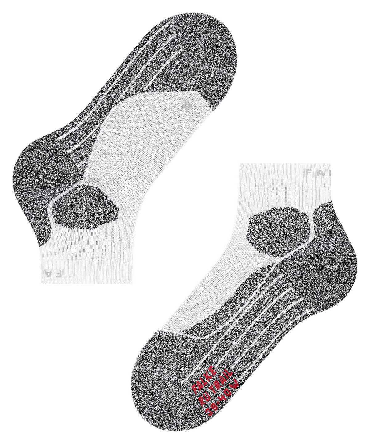 Sports Socks Falke RU Trail Running Socks Damskie Białe | BQPVMY-823