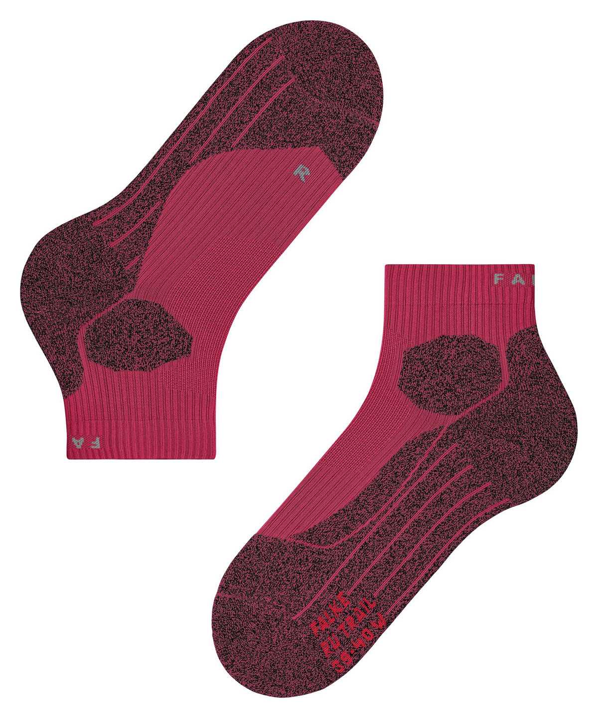 Sports Socks Falke RU Trail Running Socks Damskie Czerwone | GDQOYV-270