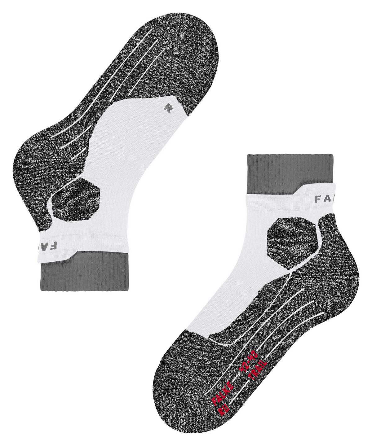 Sports Socks Falke RU Trail Running Socks Damskie Białe | ACGIBY-637