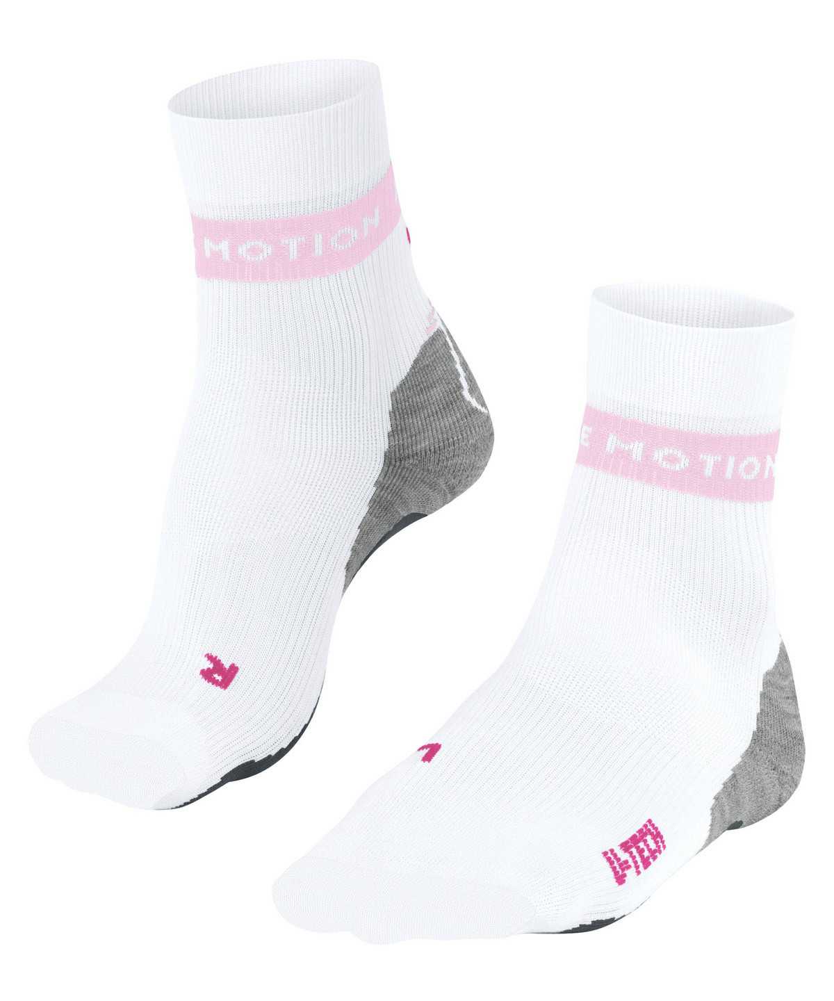 Sports Socks Falke RU True Motion Aion Running Socks Damskie Białe | XRZNEW-605