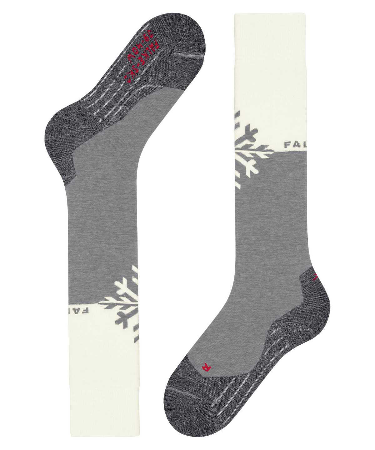 Sports Socks Falke SK2 Intermediate Skiing Knee-high Socks Damskie Szare | QOVMRC-047