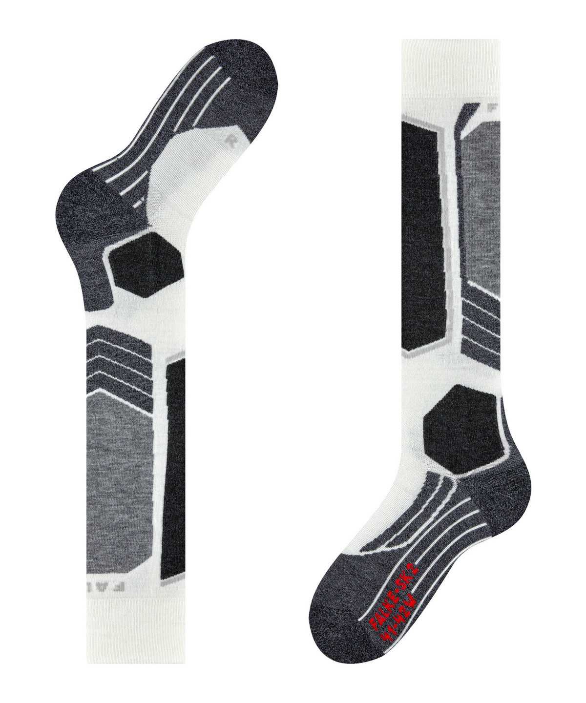 Sports Socks Falke SK2 Intermediate Skiing Knee-high Socks Damskie Białe | XDCPMS-106