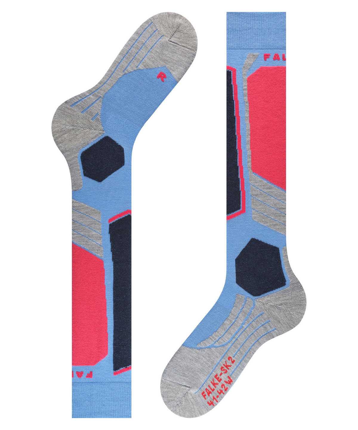 Sports Socks Falke SK2 Intermediate Skiing Knee-high Socks Damskie Niebieskie | ISFQEH-835